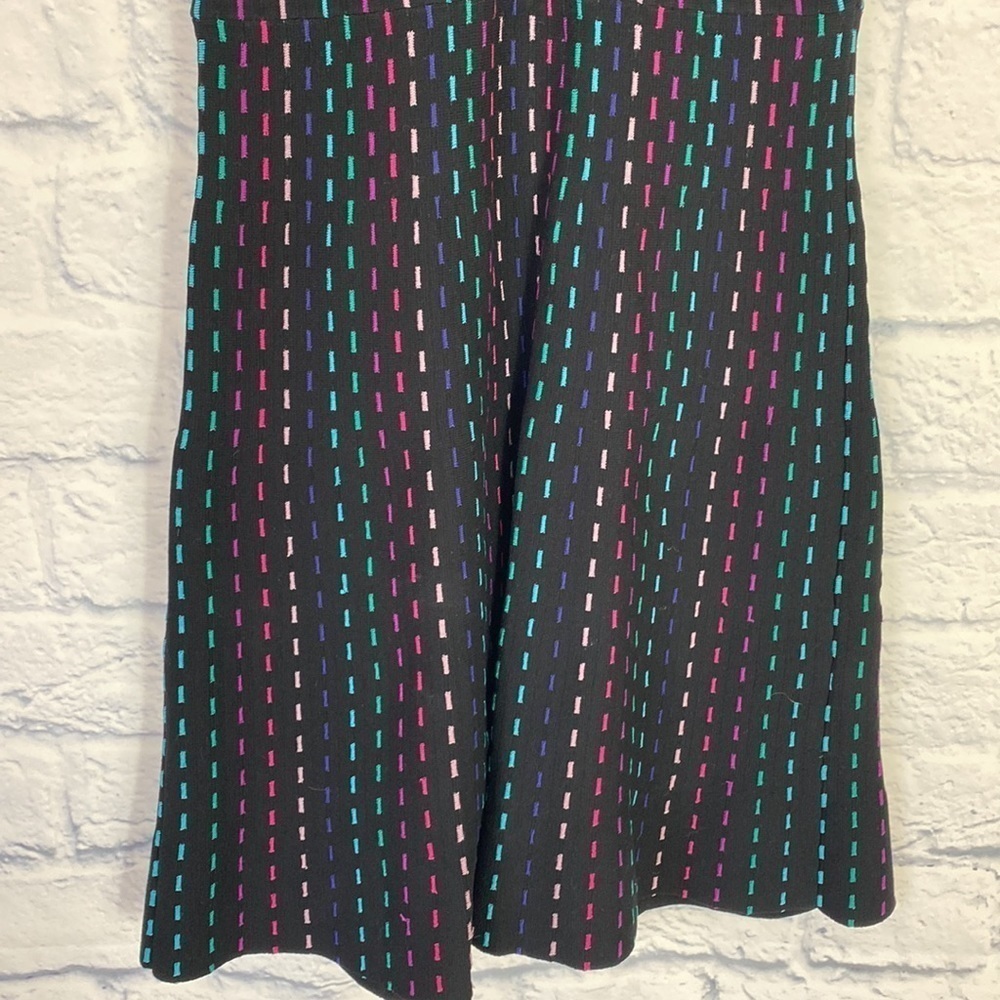 Kate Spade rainbow multi stripe fit and flare sleeveless dress XS - Picture 4 of 7